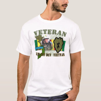 25th Inf Div - Vietnam (w/CIB) Tee Shirt