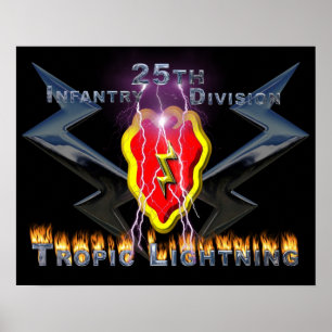 25th Infanteriuppdelning Poster