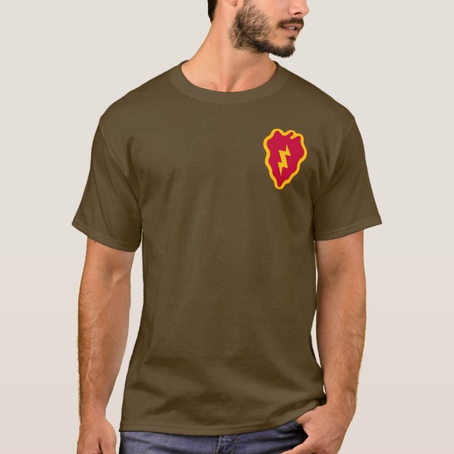 25th Infanteriuppdelning Tee Shirt (Framsida)
