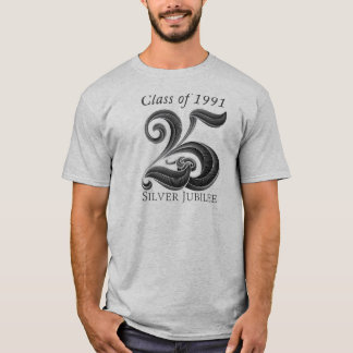 25th Silverjubileen klassificerar den för manar T-shirt