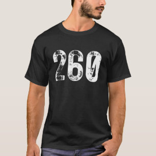 260 områdeskod Fort Wayne IN mobiltelefon område T Shirt