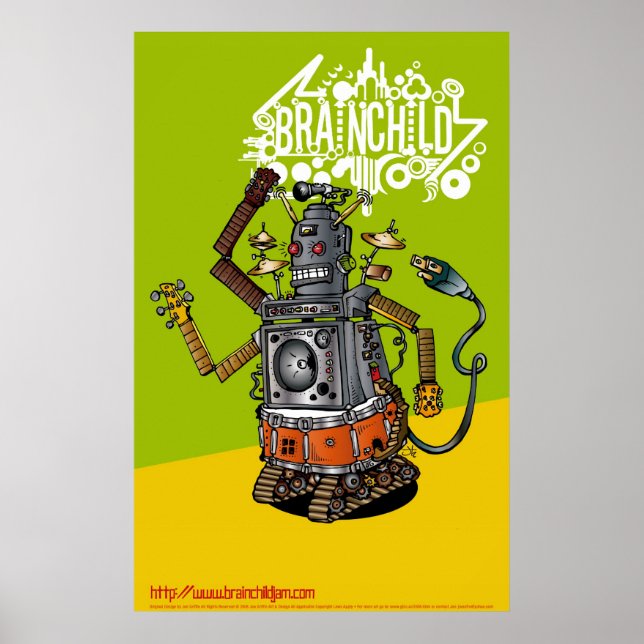 263 Brainchild Robot Poster (Framsidan)