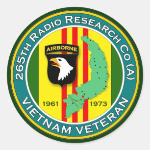 265. RRC - ASA Vietnam Runt Klistermärke