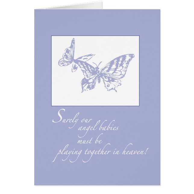 2672 Förlust av stödfjädrar från Baby Hälsningskort (Framsidan)