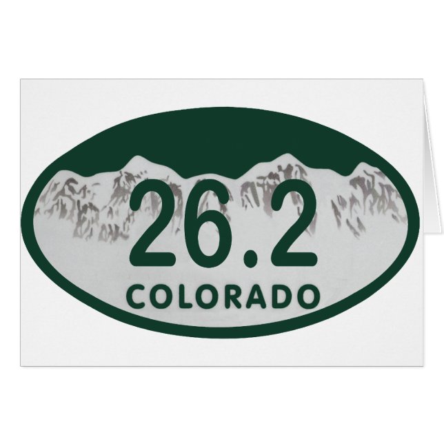 26,2 Licensoval Hälsningskort (Framsidan Horizontal)