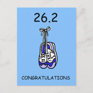 26.2 Marathon Grattisar för honom Vykort