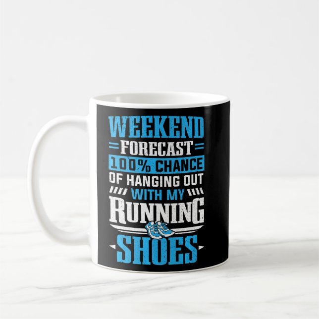 26 2 Marathon Hanging Out Running Shoes Marathoner Kaffemugg (Vänster)