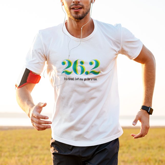 26.2 Marathon som kör fast Manar T Shirt (Skapare uppladdad)