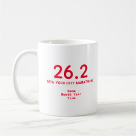 26.2 Marathon Springer Personlig Red Kaffemugg