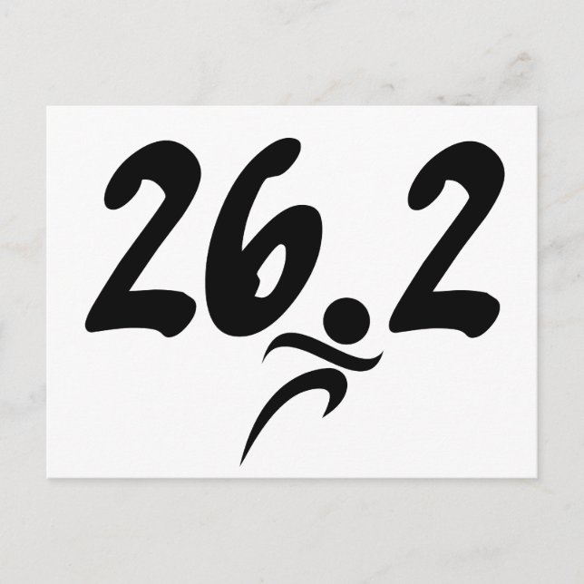 26.2 Maraton Vykort (Framsida)