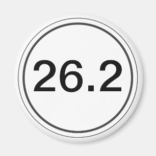 26,2 Maratonmagnet för magnet