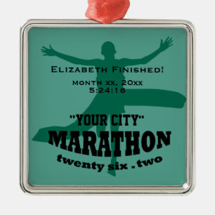 26,2 Maratonprydnad Julgransprydnad Metall