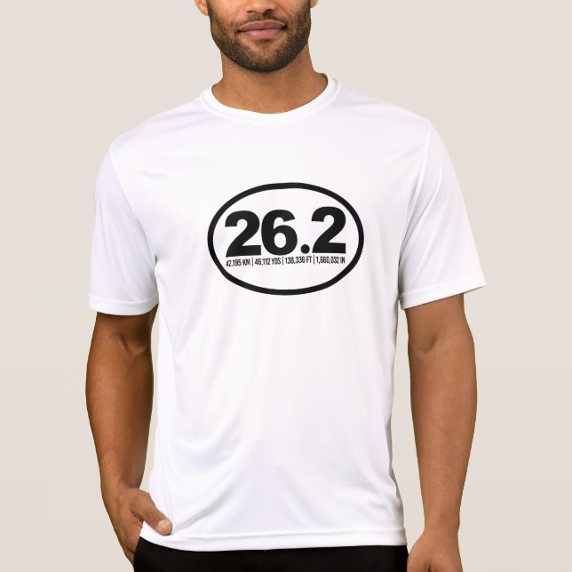 26,2 Maratonspringer T-shirt (Framsida)
