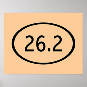 26,2 miles Poster