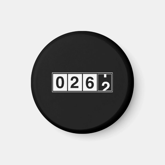 26.2 Odometer Magnet (Framsidan)