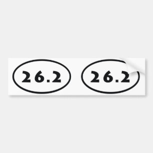 26,2 ovala bildekal