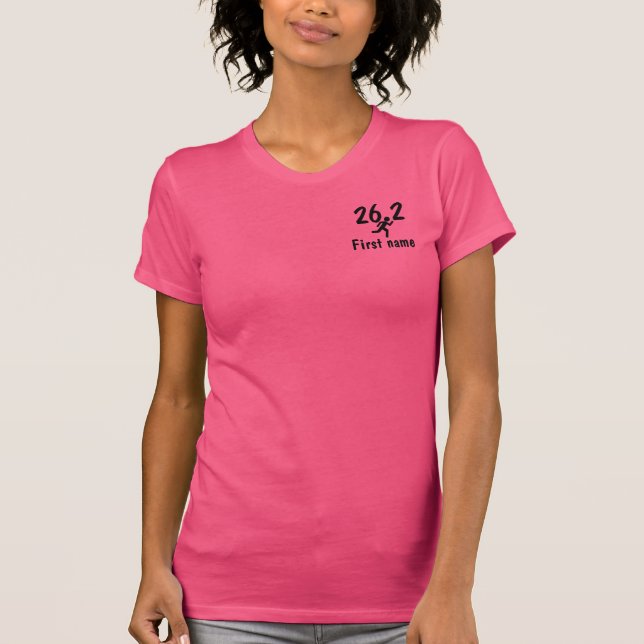 26,2 Rinnande maratoner Tee (Framsida)