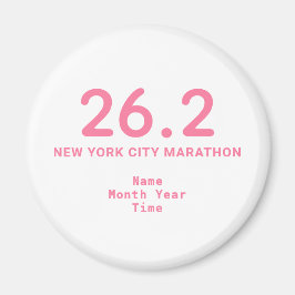 26.2 Rosa av maratonSpringernas Personlig Magnet