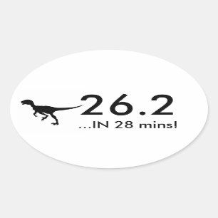 26,2 Rovfågel Ovalt Klistermärke
