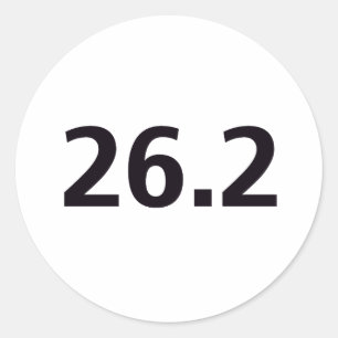 26.2 Rund Runt Klistermärke