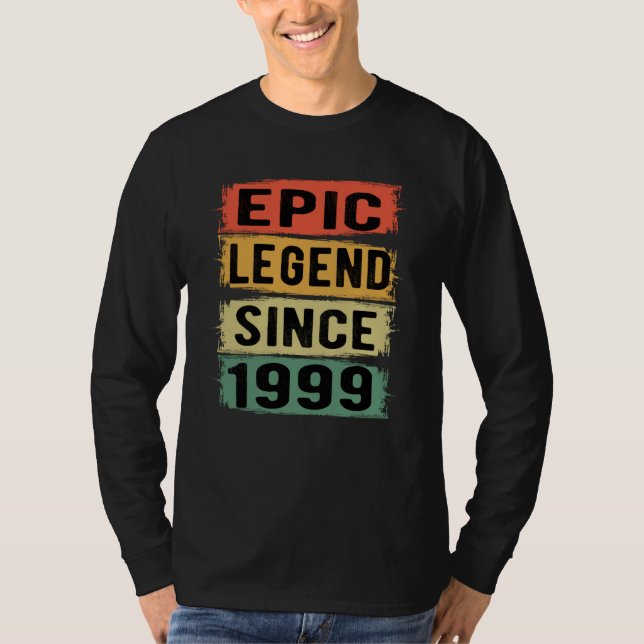 26-årig daglig Epic-legend 26:e födelsedagspresent T Shirt (Framsida)