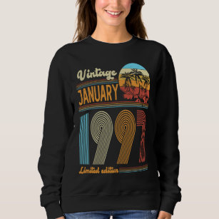26 ÅRS Åldersdag Vintage januari 1997 Kvinnor T Shirt