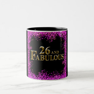 26-årsdag Två-Tonad mugg