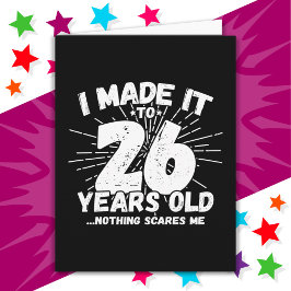 26-årsjubileum, 26-årsjubileum kort