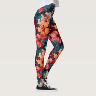 #26-Blommönster Leggings