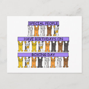 26:e födelsedag Cat Cat, 26:e Tecknaden Vykort