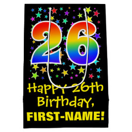 26:e födelsedag: Färga stjärnor Mönster och regnbå