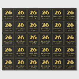 26:e födelsedagen - Art Deco Inspired Titta "26" o Presentpapper