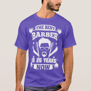 26:e födelsedagen Barber 26 år Barbershop T Shirt