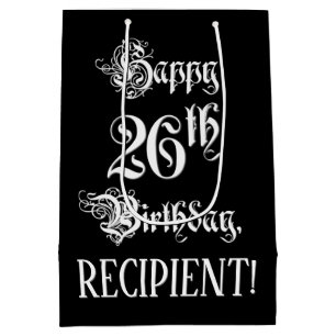 26:e födelsedagen: Finare, Elegant, skript + eget 