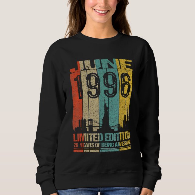 26:e födelsedagen juni 1996 26 års vistelse i Fant T Shirt (Framsida)