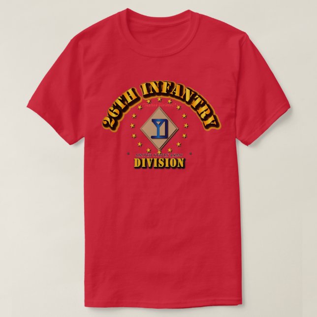 26:e infanteridivisionen Yankee Division T Shirt (Design framsida)