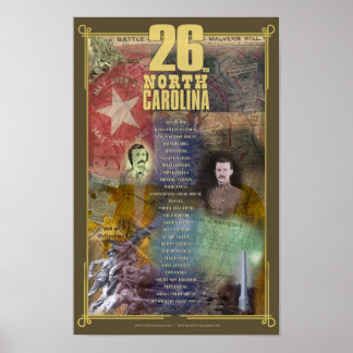 26:e North Carolina Poster