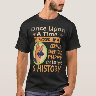 26 En gång tog jag upp en tysk schäferhund T Shirt
