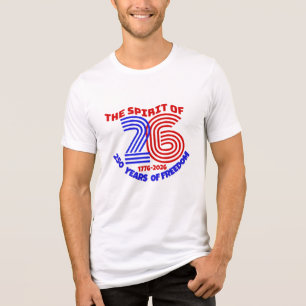 26 LEVER PÅ: 250 ÅRS FRIHET T SHIRT