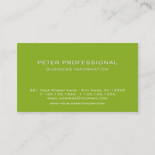 26 Modern Professionell Affärskort lime grön Visitkort