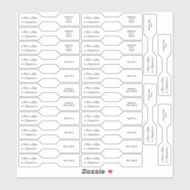 26 Namnteckning Prisa Märkre med fotojudiska Anpas Klistermärken