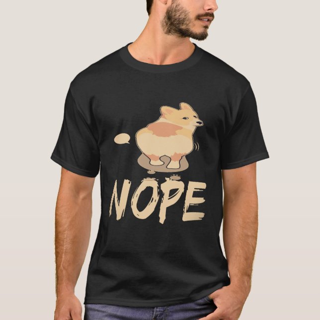 26 Nej - Corgi T Shirt (Framsida)