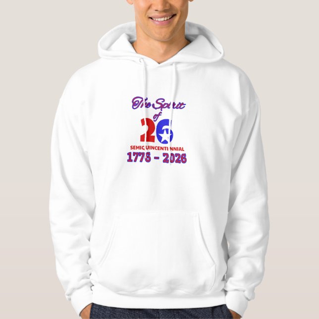 26-SEMIKINCENTENNIALT HOODIE (Framsida)