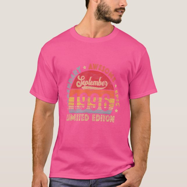 26 september Födelsedag Legendarisk Fantastisk Epi T Shirt (Framsida)