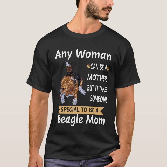 26 Speciellt för att vara en beagle Mamma T Shirt (Framsida)