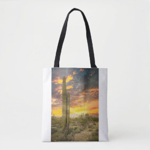 2706-Arizona Desert liggande vid Sunset Tygkasse