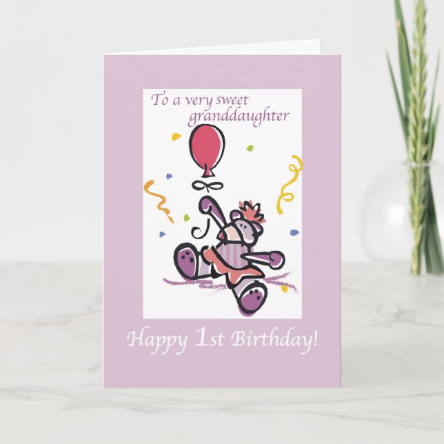 2709 Första födelsedagspresent Kort (Framsida)