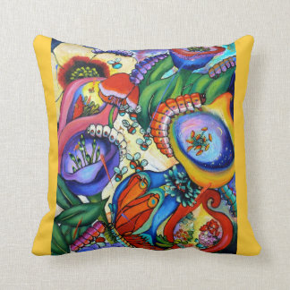 2759 Caterpillars i vår trädgård dämpar - krokus Kudde