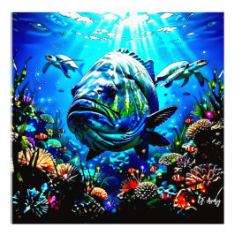 27,03" x 27,03 Ocean View Fototryck