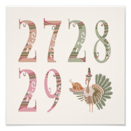 27 28 29 Turkey | Community Sharing of Blessings Fototryck